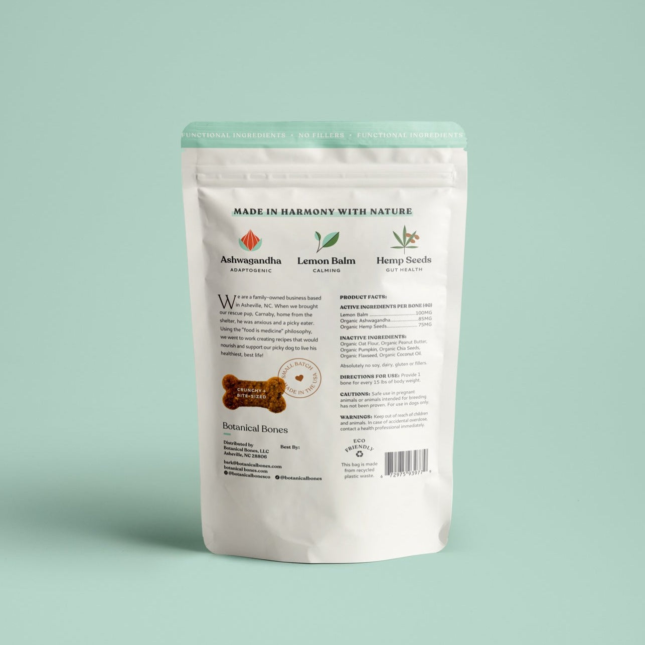 A packaged Botanical Bones Balance + Calm